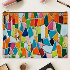 Mosaic Tiles Cosmetic Bag (xxxl) by artworkshop