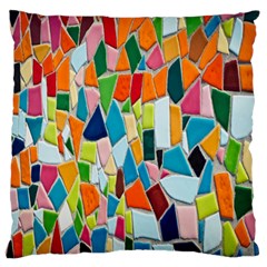 Mosaic Tiles Large Flano Cushion Case (two Sides)