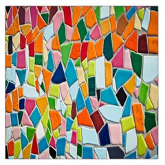 Mosaic Tiles Square Satin Scarf (36  X 36 ) by artworkshop