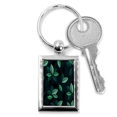 Plant Leaves Key Chain (rectangle) by artworkshop