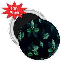 Plant Leaves 2 25  Magnets (100 Pack)  by artworkshop