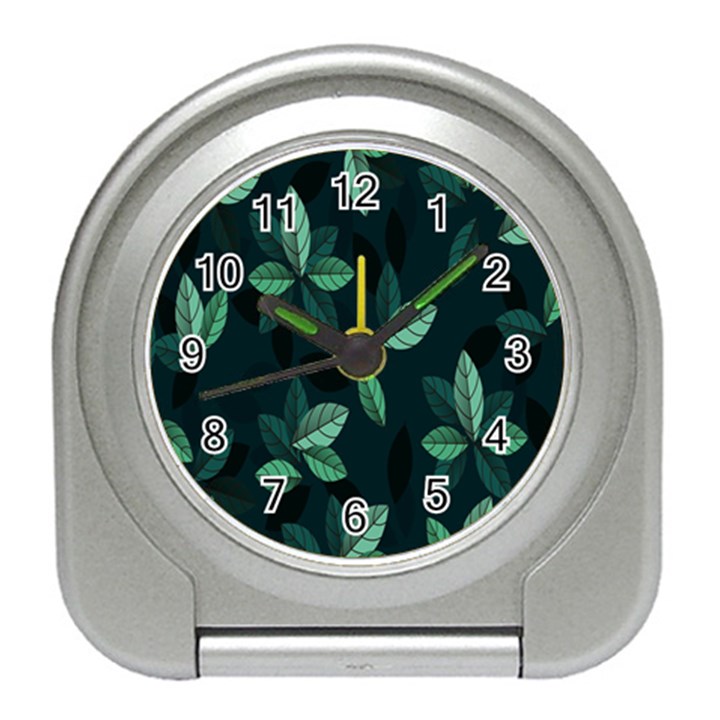 Plant Leaves Travel Alarm Clock