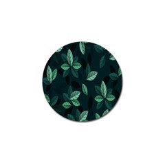 Plant Leaves Golf Ball Marker by artworkshop