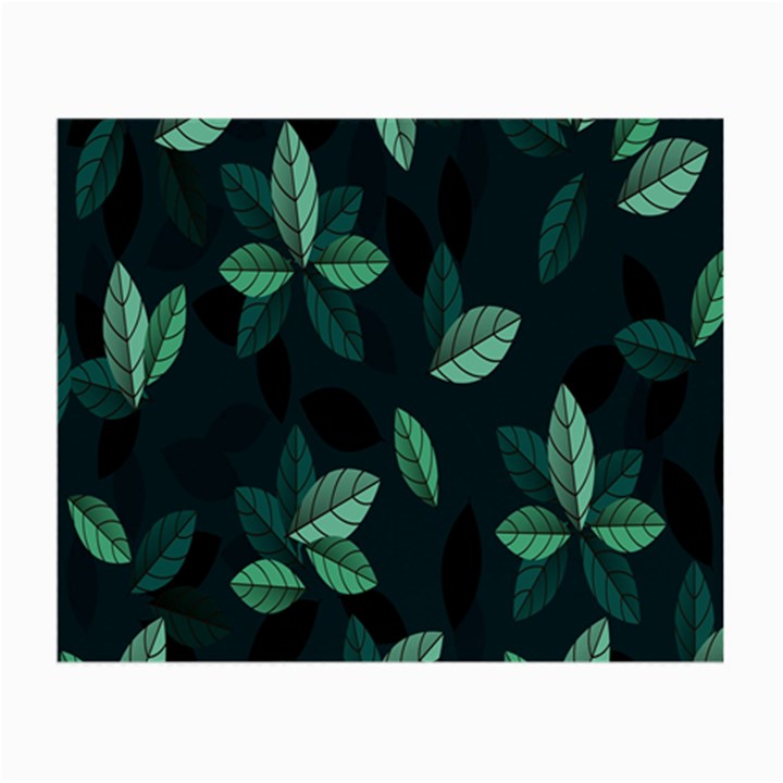 Plant Leaves Small Glasses Cloth (2 Sides)