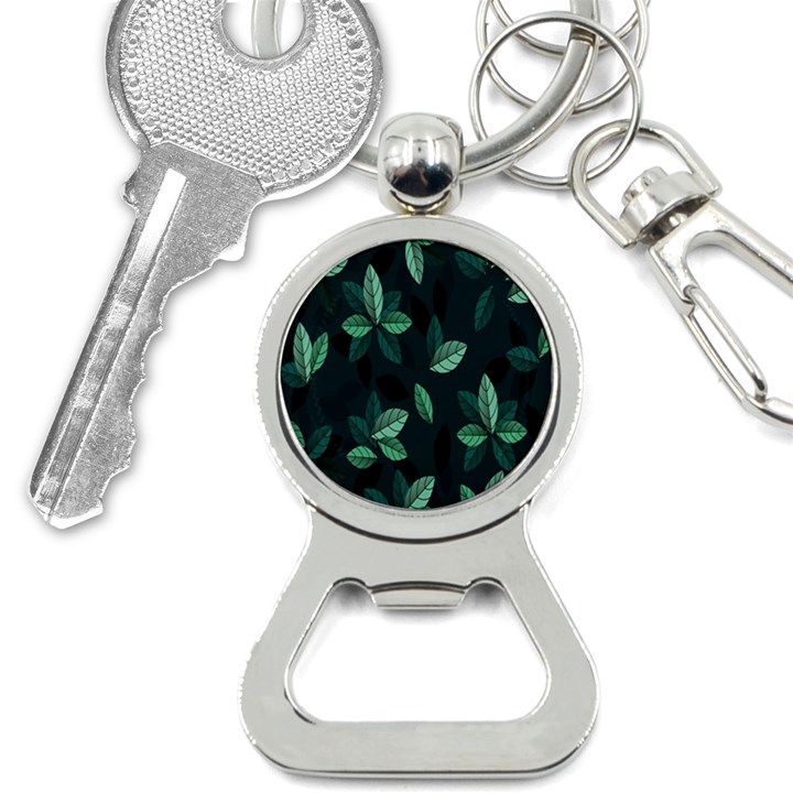 Plant Leaves Bottle Opener Key Chain