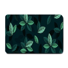 Plant Leaves Small Doormat  by artworkshop