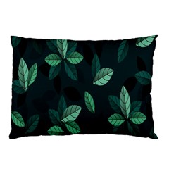 Plant Leaves Pillow Case by artworkshop