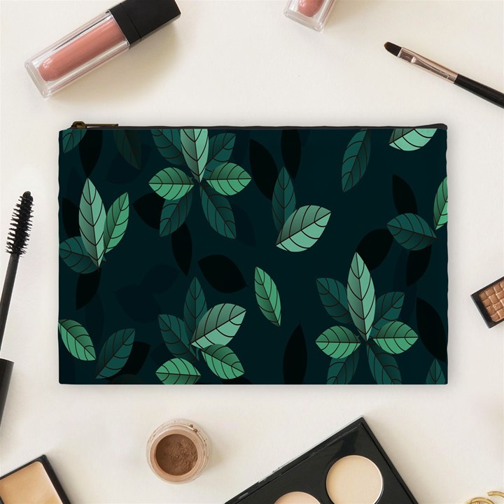 Plant Leaves Cosmetic Bag (Large)