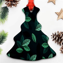 Plant Leaves Christmas Tree Ornament (two Sides)