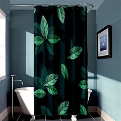 Plant Leaves Shower Curtain 36  X 72  (stall)  by artworkshop