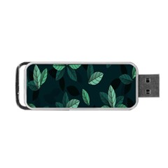 Plant Leaves Portable Usb Flash (two Sides) by artworkshop