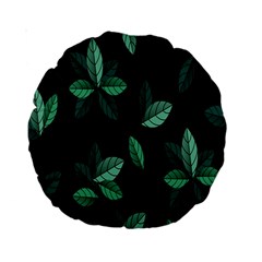 Plant Leaves Standard 15  Premium Round Cushions by artworkshop