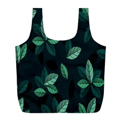 Plant Leaves Full Print Recycle Bag (l) by artworkshop