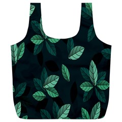 Plant Leaves Full Print Recycle Bag (xl) by artworkshop