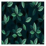 Plant Leaves Square Satin Scarf (36  x 36 ) Front