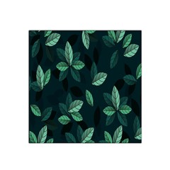 Plant Leaves Satin Bandana Scarf 22  X 22  by artworkshop