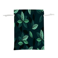 Plant Leaves Lightweight Drawstring Pouch (s) by artworkshop