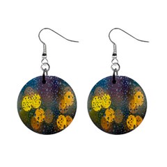 Raindrops Water Mini Button Earrings by artworkshop