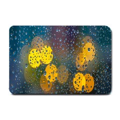 Raindrops Water Small Doormat  by artworkshop