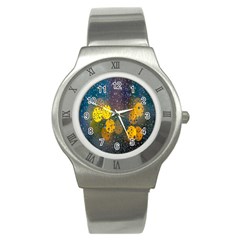 Raindrops Water Stainless Steel Watch by artworkshop