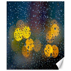 Raindrops Water Canvas 8  X 10  by artworkshop