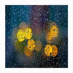 Raindrops Water Medium Glasses Cloth (2 Sides) by artworkshop