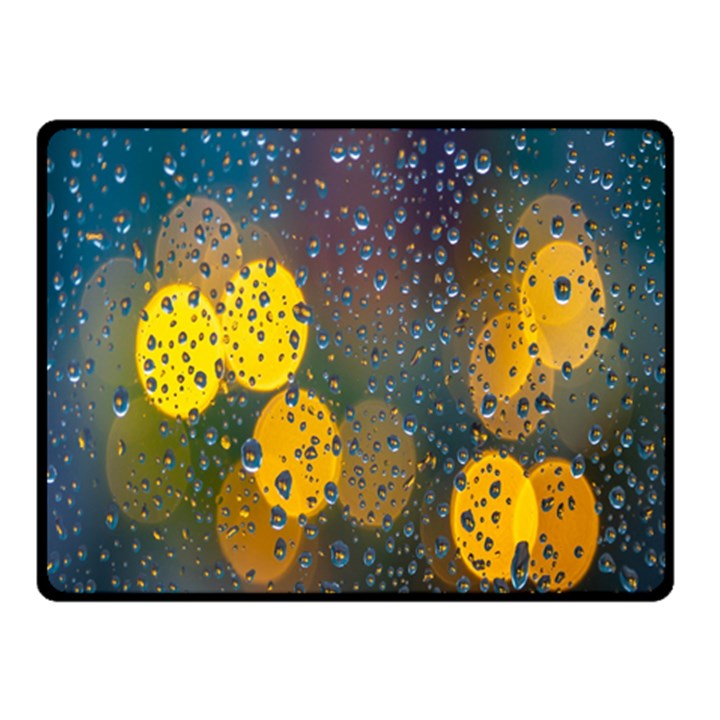 Raindrops Water Fleece Blanket (Small)