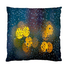 Raindrops Water Standard Cushion Case (two Sides) by artworkshop