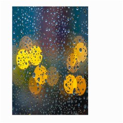 Raindrops Water Large Garden Flag (two Sides) by artworkshop