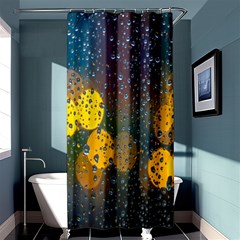 Raindrops Water Shower Curtain 36  X 72  (stall)  by artworkshop