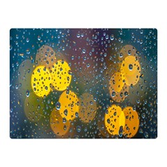 Raindrops Water Double Sided Flano Blanket (mini)  by artworkshop