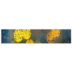 Raindrops Water Small Flano Scarf by artworkshop