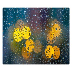 Raindrops Water Double Sided Flano Blanket (small)  by artworkshop