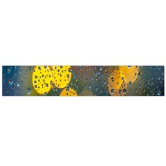 Raindrops Water Large Flano Scarf  by artworkshop