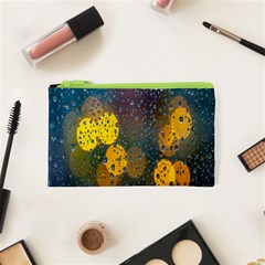 Raindrops Water Cosmetic Bag (xs) by artworkshop