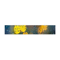 Raindrops Water Flano Scarf (mini) by artworkshop