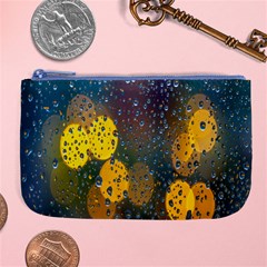 Raindrops Water Large Coin Purse by artworkshop