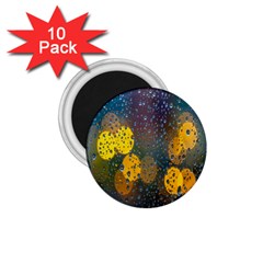 Raindrops Water 1 75  Magnets (10 Pack) 