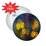 Raindrops Water 2.25  Buttons (10 pack)  Front