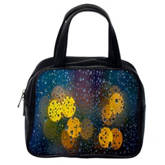 Raindrops Water Classic Handbag (one Side) by artworkshop