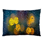 Raindrops Water Pillow Case (Two Sides) Front