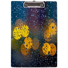 Raindrops Water A4 Clipboard