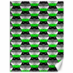 Hackers Town Void Mantis Hexagon Agender Agender Info Pride Flag Canvas 36  X 48  by WetdryvacsLair