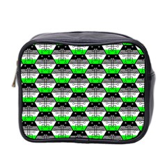 Hackers Town Void Mantis Hexagon Agender Agender Info Pride Flag Mini Toiletries Bag (two Sides) by WetdryvacsLair