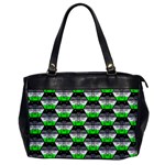 Hackers Town Void Mantis Hexagon Agender Agender Info Pride Flag Oversize Office Handbag Front