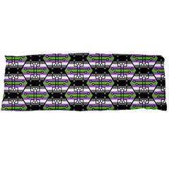 Hackers Town Void Mantis Hexagon Agender Nine 9 Stripe Pride Flag Body Pillow Case Dakimakura (two Sides) by WetdryvacsLair