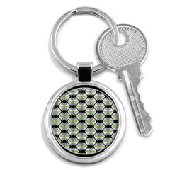 Hackers Town Void Mantis Hexagon Agender Pride Flag Key Chain (round) by WetdryvacsLair