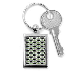 Hackers Town Void Mantis Hexagon Agender Pride Flag Key Chain (rectangle) by WetdryvacsLair