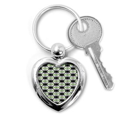 Hackers Town Void Mantis Hexagon Agender Pride Flag Key Chain (heart) by WetdryvacsLair