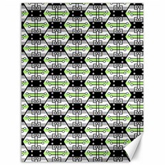 Hackers Town Void Mantis Hexagon Agender Pride Flag Canvas 12  X 16  by WetdryvacsLair